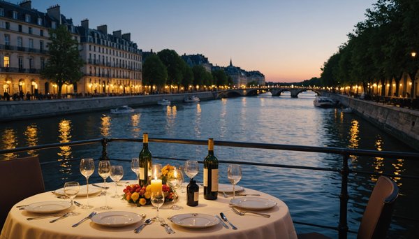 Dîner sur la seine : itinéraire et monuments à découvrir